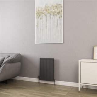 Eastbrook Kingswood Slimline Aluminium Vertical Radiator - Matt Anthracite - Image 6