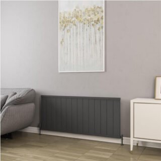 Eastbrook Kingswood Slimline Aluminium Vertical Radiator - Matt Anthracite - Image 12