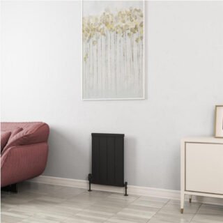 Eastbrook Kingswood Slimline Aluminium Vertical Radiator - Matt Black - Image 6