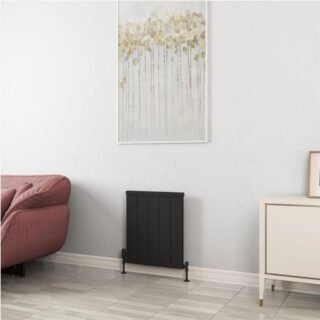 Eastbrook Kingswood Slimline Aluminium Vertical Radiator - Matt Black - Image 7