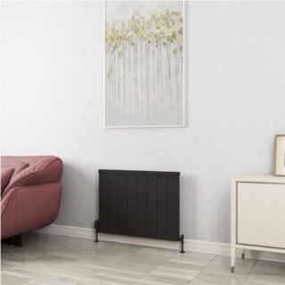 Eastbrook Kingswood Slimline Aluminium Vertical Radiator - Matt Black - Image 9