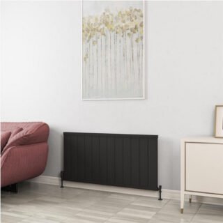 Eastbrook Kingswood Slimline Aluminium Vertical Radiator - Matt Black - Image 11