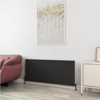 Eastbrook Kingswood Slimline Aluminium Vertical Radiator - Matt Black - Image 12