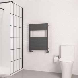 Eastbrook Kingswood Slimline Aluminium Heated Towel Rail - Matt Anthracite - Image 3