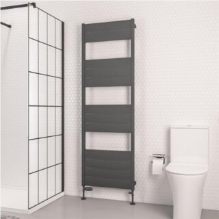 Eastbrook Kingswood Slimline Aluminium Heated Towel Rail - Matt Anthracite - Image 7