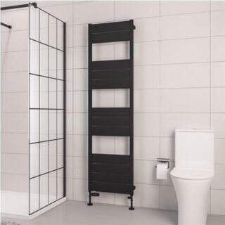 Eastbrook Kingswood Slimline Aluminium Heated Towel Rail - Matt Black - Image 6