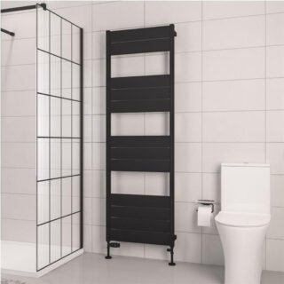 Eastbrook Kingswood Slimline Aluminium Heated Towel Rail - Matt Black - Image 7