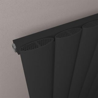 Eastbrook Malmesbury Aluminium Designer Radiator - Matt Black - Image 12