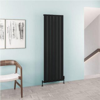 Eastbrook Malmesbury Aluminium Designer Radiator - Matt Black - Image 6