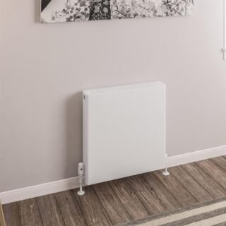 Eastbrook Keynsham Type 22 Compact Flat Panel Designer Radiator With Cover - Gloss White - Image 4