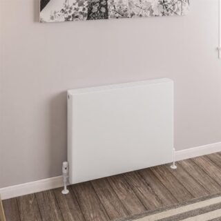 Eastbrook Keynsham Type 22 Compact Flat Panel Designer Radiator With Cover - Gloss White - Image 5