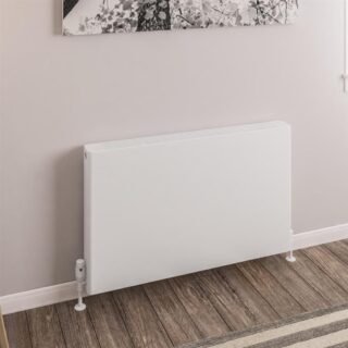 Eastbrook Keynsham Type 22 Compact Flat Panel Designer Radiator With Cover - Gloss White - Image 6