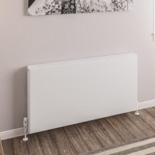 Eastbrook Keynsham Type 22 Compact Flat Panel Designer Radiator With Cover - Gloss White - Image 7