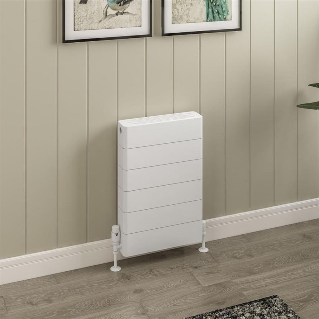 Eastbrook Keynsham Type 22 Compact Flat Panel Designer Radiator With Lined Cover - Gloss White - Image 2