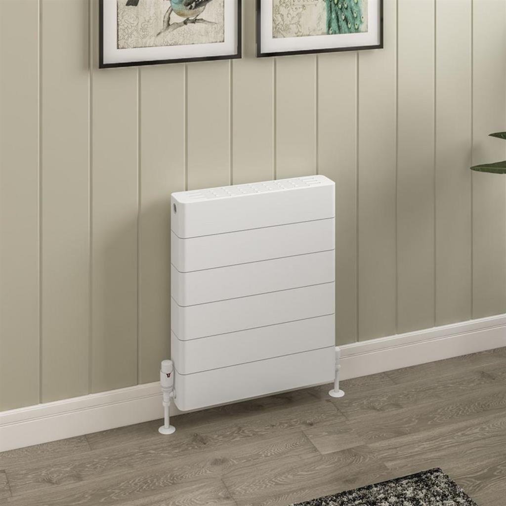 Eastbrook Keynsham Type 22 Compact Flat Panel Designer Radiator With Lined Cover - Gloss White - Image 3
