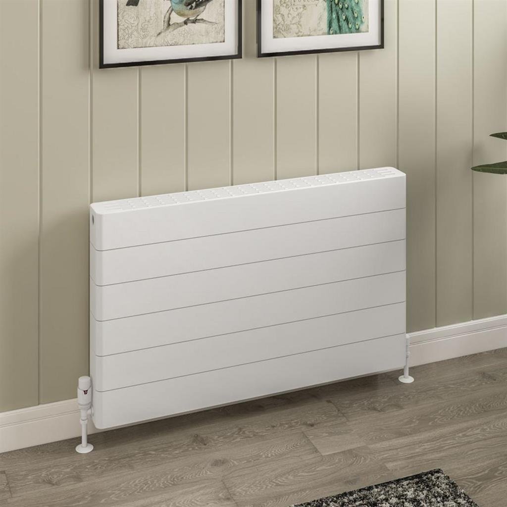 Eastbrook Keynsham Type 22 Compact Flat Panel Designer Radiator With Lined Cover - Gloss White - Image 5