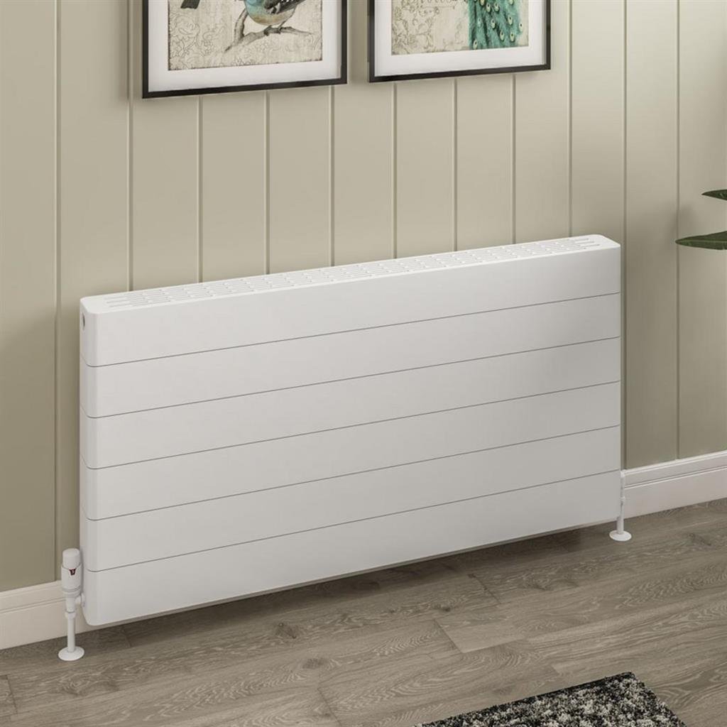 Eastbrook Keynsham Type 22 Compact Flat Panel Designer Radiator With Lined Cover - Gloss White - Image 7