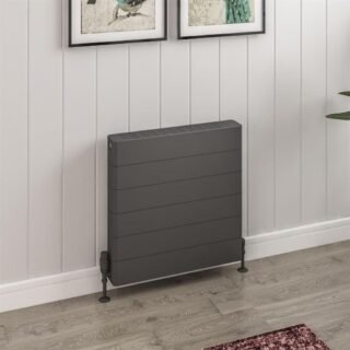Eastbrook Keynsham Type 22 Compact Flat Panel Designer Radiator With Lined Cover - Matt Anthracite - Image 3