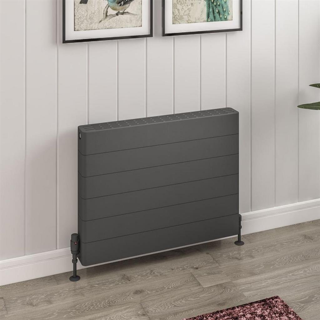Eastbrook Keynsham Type 22 Compact Flat Panel Designer Radiator With Lined Cover - Matt Anthracite - Image 4