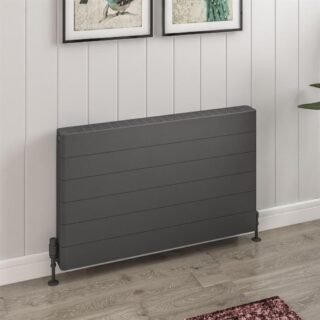 Eastbrook Keynsham Type 22 Compact Flat Panel Designer Radiator With Lined Cover - Matt Anthracite - Image 5