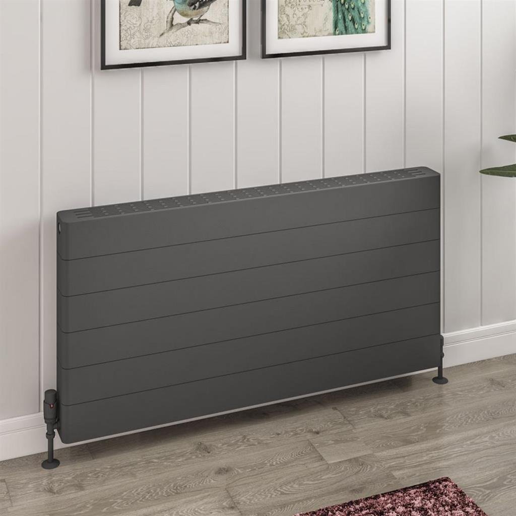 Eastbrook Keynsham Type 22 Compact Flat Panel Designer Radiator With Lined Cover - Matt Anthracite - Image 6