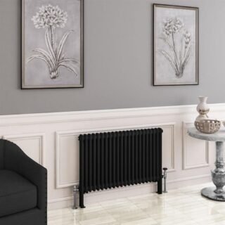 Eastbrook Imperia 2 Column Radiator - Matt Black - Image 20