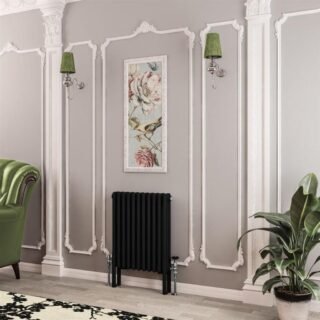 Eastbrook Imperia 3 Column Radiator - Matt Black - Image 6