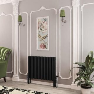 Eastbrook Imperia 3 Column Radiator - Matt Black - Image 9