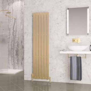 Eastbrook Warrington Type10 Designer Radiator - Brushed Brass - Image 4