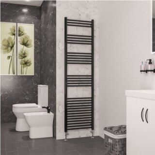 Eastbrook Wendover Straight Heated Towel Rail - Black Gold - Image 9