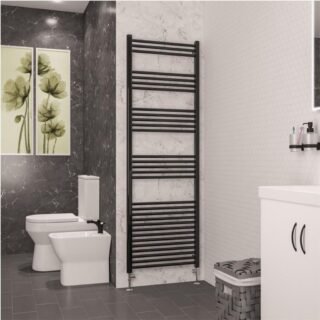 Eastbrook Wendover Straight Heated Towel Rail - Black Gold - Image 10