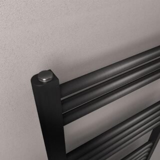 Eastbrook Wendover Straight Heated Towel Rail - Brushed Gunmetal - Image 11