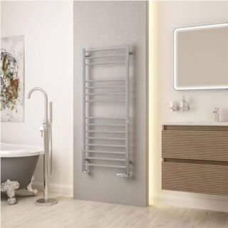 Eastbrook Violla II Stainless Steel Heated Towel Rail - Polished Mirror - Image 4