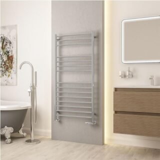 Eastbrook Violla II Stainless Steel Heated Towel Rail - Polished Mirror - Image 5