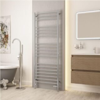Eastbrook Violla II Stainless Steel Heated Towel Rail - Polished Mirror - Image 7