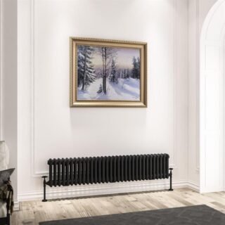Eastbrook Imperia 3 Column Radiator - Matt Black - Image 18