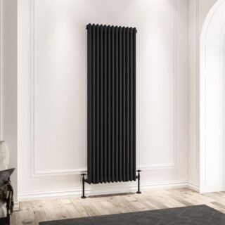 Eastbrook Imperia 3 Column Radiator - Matt Black - Image 29