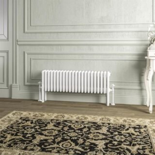 Eastbrook Imperia 4 Column Radiator - Gloss White - Image 3