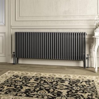 Eastbrook Imperia 4 Column Radiator - Matt Anthracite - Image 13