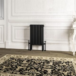 Eastbrook Imperia 4 Column Radiator - Matt Black - Image 8