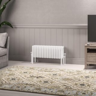 Eastbrook Imperia 6 Column Radiator - Gloss White - Image 2