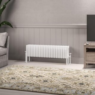 Eastbrook Imperia 6 Column Radiator - Gloss White - Image 4