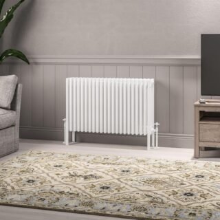 Eastbrook Imperia 6 Column Radiator - Gloss White - Image 9
