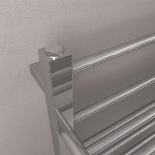 Eastbrook Velino Stainless Steel Heated Towel Rail - Polished Mirror - Image 6