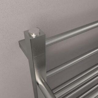 Eastbrook Velino Stainless Steel Heated Towel Rail - Brushed - Image 6
