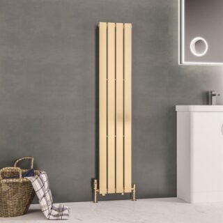 Eastbrook Warrington Type10 Designer Radiator - Brushed Brass - Image 7