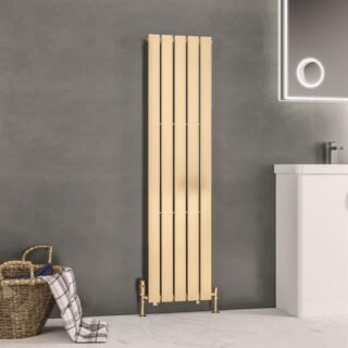 Eastbrook Warrington Type10 Designer Radiator - Brushed Brass - Image 8