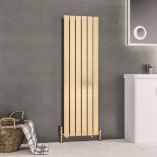 Eastbrook Warrington Type10 Designer Radiator - Brushed Brass - Image 9