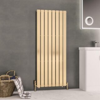 Eastbrook Warrington Type10 Designer Radiator - Brushed Brass - Image 11