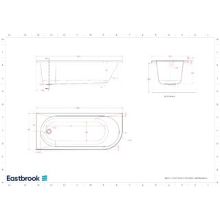Eastbrook Biscay Beauforte Single Ended Bath - White - Image 6